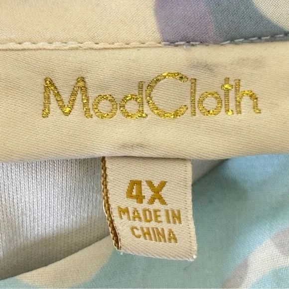 ModCloth Windy City Dress 4X – Pastel Sleeveless Midi Romantic - Picture 14 of 16